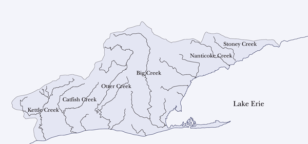 Operating Area of the Long Point Basin Land Trust
